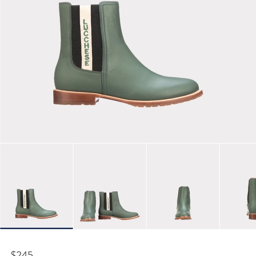 Lucchese Green ALL-WEATHER LADIES GARDEN BOOT